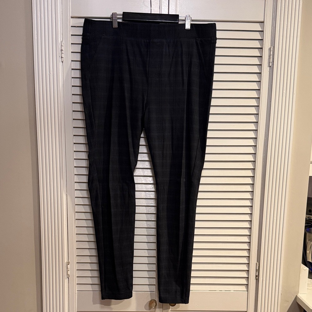 Black Plaid Pants